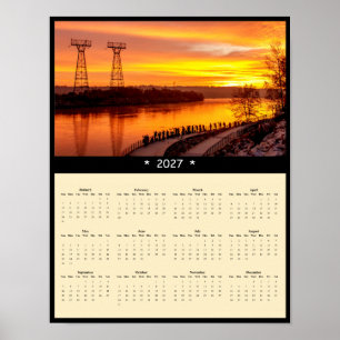 Poster Calendrier mural 2027 de Conowingo Sunrise