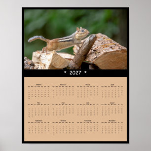Poster Calendrier mural 2027 de Tamia - Petit ami de la f