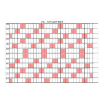 Calendrier mural de l'année universitaire 2026 - 2