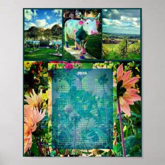 Poster Calendrier mural vignoble 2026