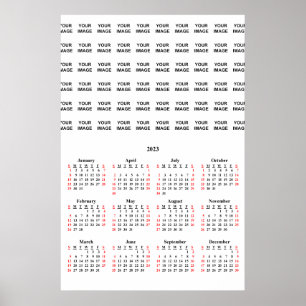 Poster Calendrier personnalisé 2023 à créer soi-même Post