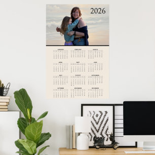 Poster Calendrier personnalisé 2026