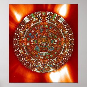 Poster Calendrier Poster-maya aztec