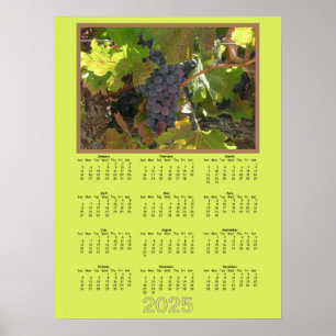 Poster Calendrier - Raisins sur la Vigne 2025