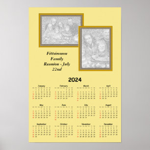 Poster Calendrier - Retrouvailles Photos x 2 - 2024