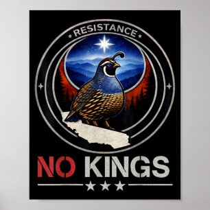 Poster California ca alliance rebelle des oiseaux résista