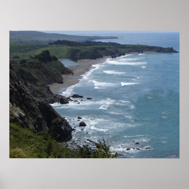 Poster California Central Coast (Devant)