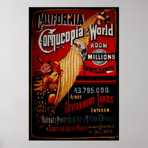 Poster California Cornucopia of the World
