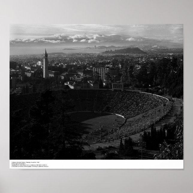 Poster California Memorial Stadium (Devant)