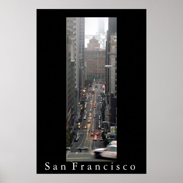 Poster California Street, San Francisco (Devant)