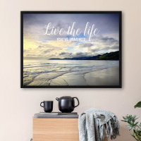 California Sunset Photo, Live Life You’ve Imaginat