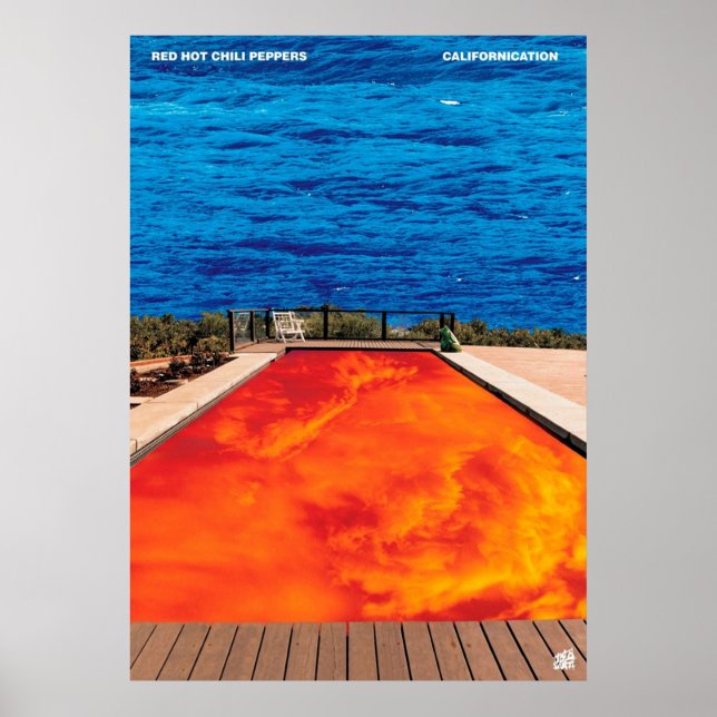 Poster CALIFORNIE Housse d'album étendue de taille A3 (Devant)