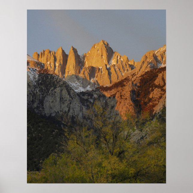 Poster Californie, Mont Whitney, Inyo National Forest 3 (Devant)