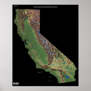 Poster Californie NED