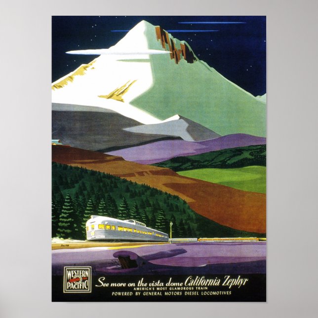 Poster Californie Zephyr (Devant)