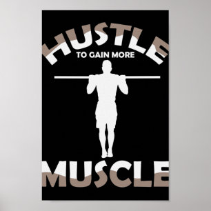 Poster Calisthénique Ghetto-Fitness "Ostle to Gain Muscle