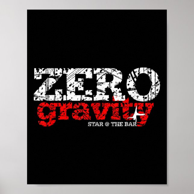 Poster Calisthénique Zéro Gravité Fitness et entraînement (Devant)