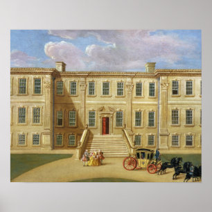 Poster Calke Hall, Derbyshire, Siège de Sir Henry Harp