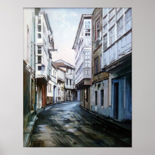 Poster Calle de Carmen Curuxeiras (Ferrol. A Coruña) (Devant)
