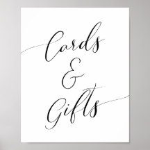 Calligraphie Baby shower Cartes et Cadeaux Signal
