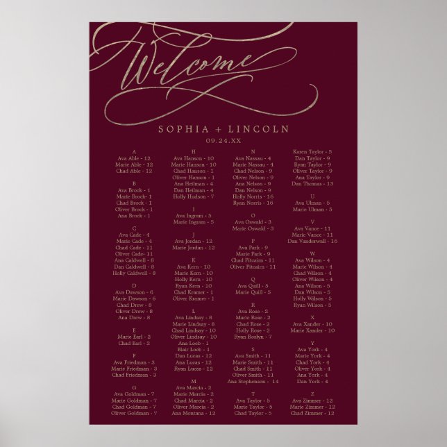 Poster Calligraphie de Bourgogne romantique (Devant)