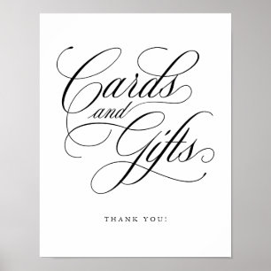 Poster Calligraphie moderne cartes et cadeaux intemporels