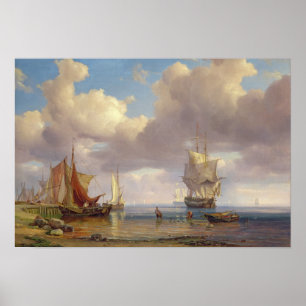 Poster Calm Sea, 1836