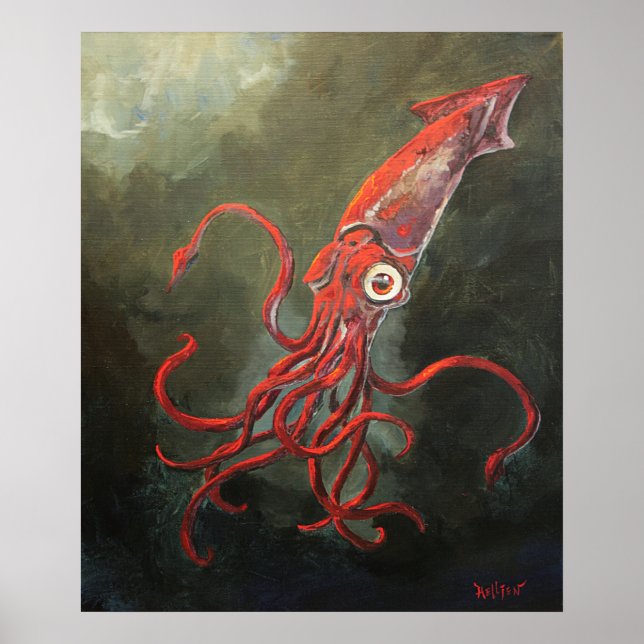 Poster Calmar géant (Devant)