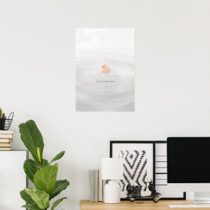 Poster Calme au milieu des remous de la vie - Acceptation
