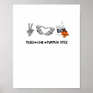 Poster Calme Et Épices Citrouilles, Classe Skeletons Hall