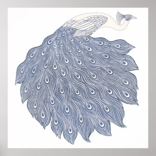 Poster Calon abstrait vintage