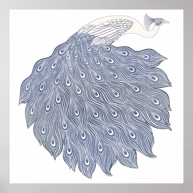 Poster Calon abstrait vintage (Devant)