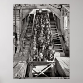 Poster Calumet Copper Mines Michigan Circa 1905