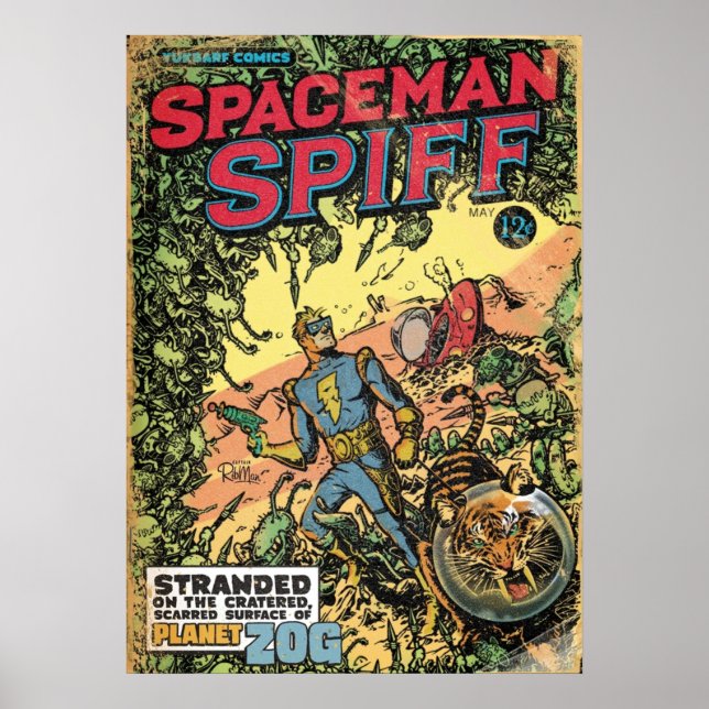 Poster Calvin Le Spaceman Spiffy (Devant)
