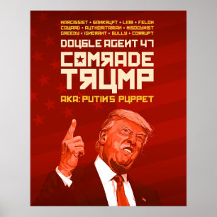 Poster Camarade Trump : le double agent (la marionnette d