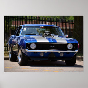 Poster Camaro SS 1969