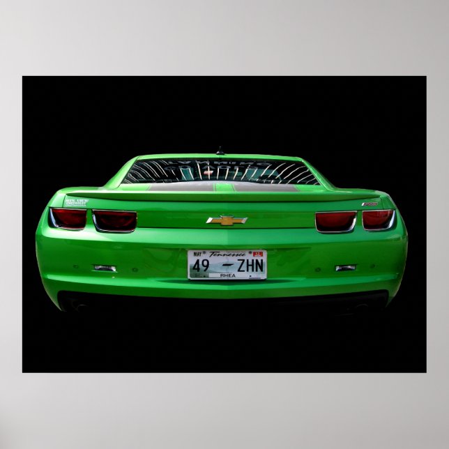 Poster Camaro vert (Devant)