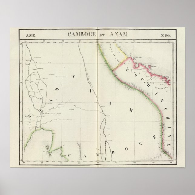 Poster Cambodge 105 (Devant)