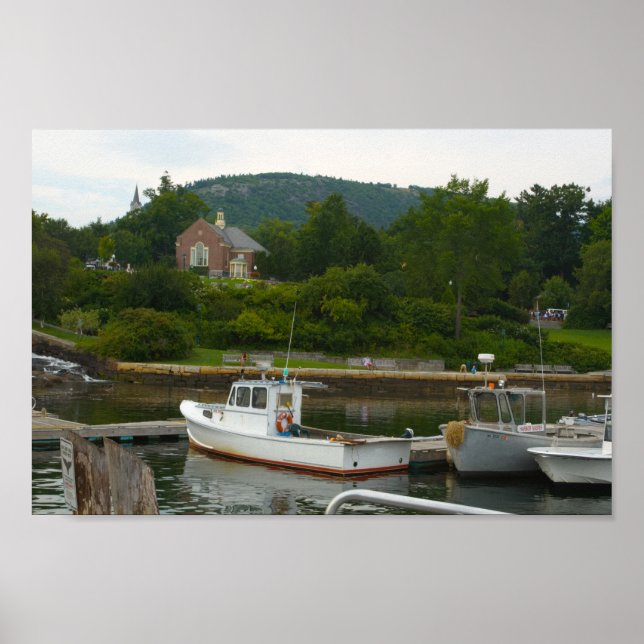 Poster Camden, Maine (Devant)
