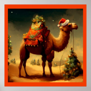 Poster Camel de Noël 1