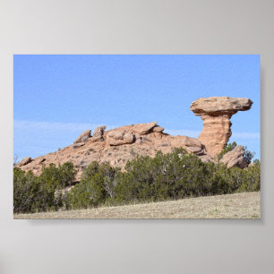 Poster Camel Rock, Nouveau-Mexique