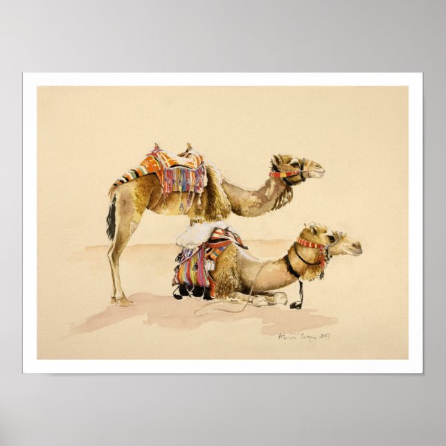 Poster Camels de Petra 2007 (Devant)