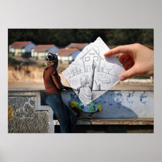 Poster Caméra Crayon Vs - Accueil