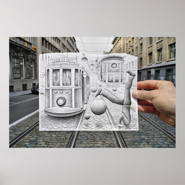 Poster Caméra Crayon Vs - Ce N'Est Pas De La Gravité (Devant)