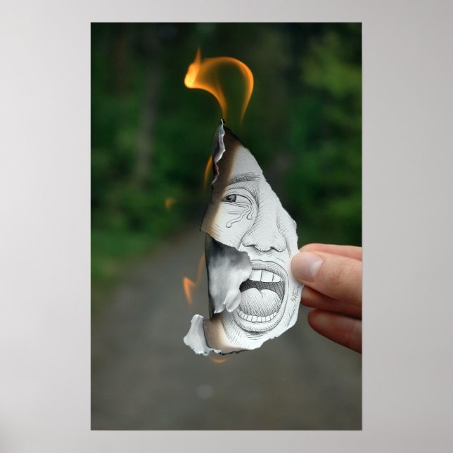 Poster Caméra Crayon Vs - Cri (Devant)