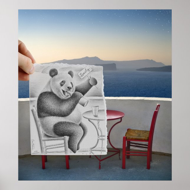 Poster Caméra Crayon Vs - Lonely (Devant)