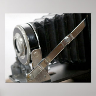 Poster Caméra de film vintage avec soufflets Gros plan 16