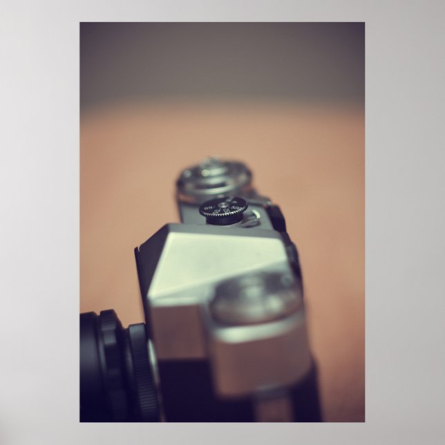 Poster caméra vintage (Devant)