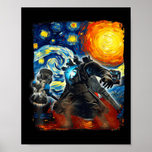 Poster Cameraman jeu vidéo Graphisme Gamer Mème Jeu