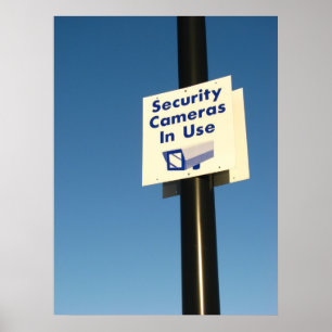 Poster Caméras de sécurité utilisés